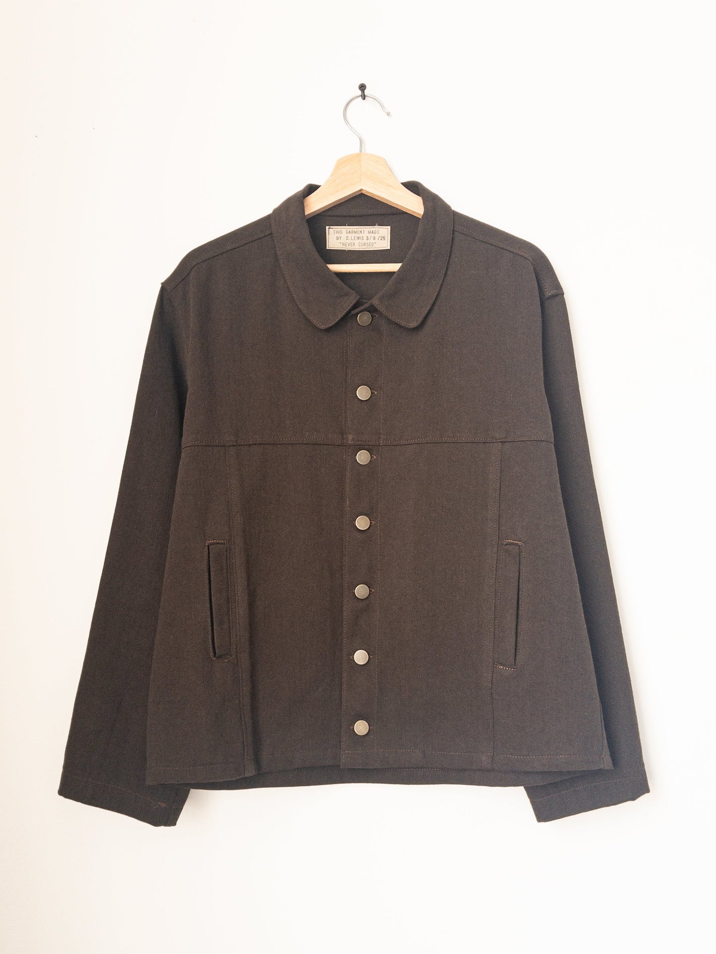 work jacket II, cotton/linen twill