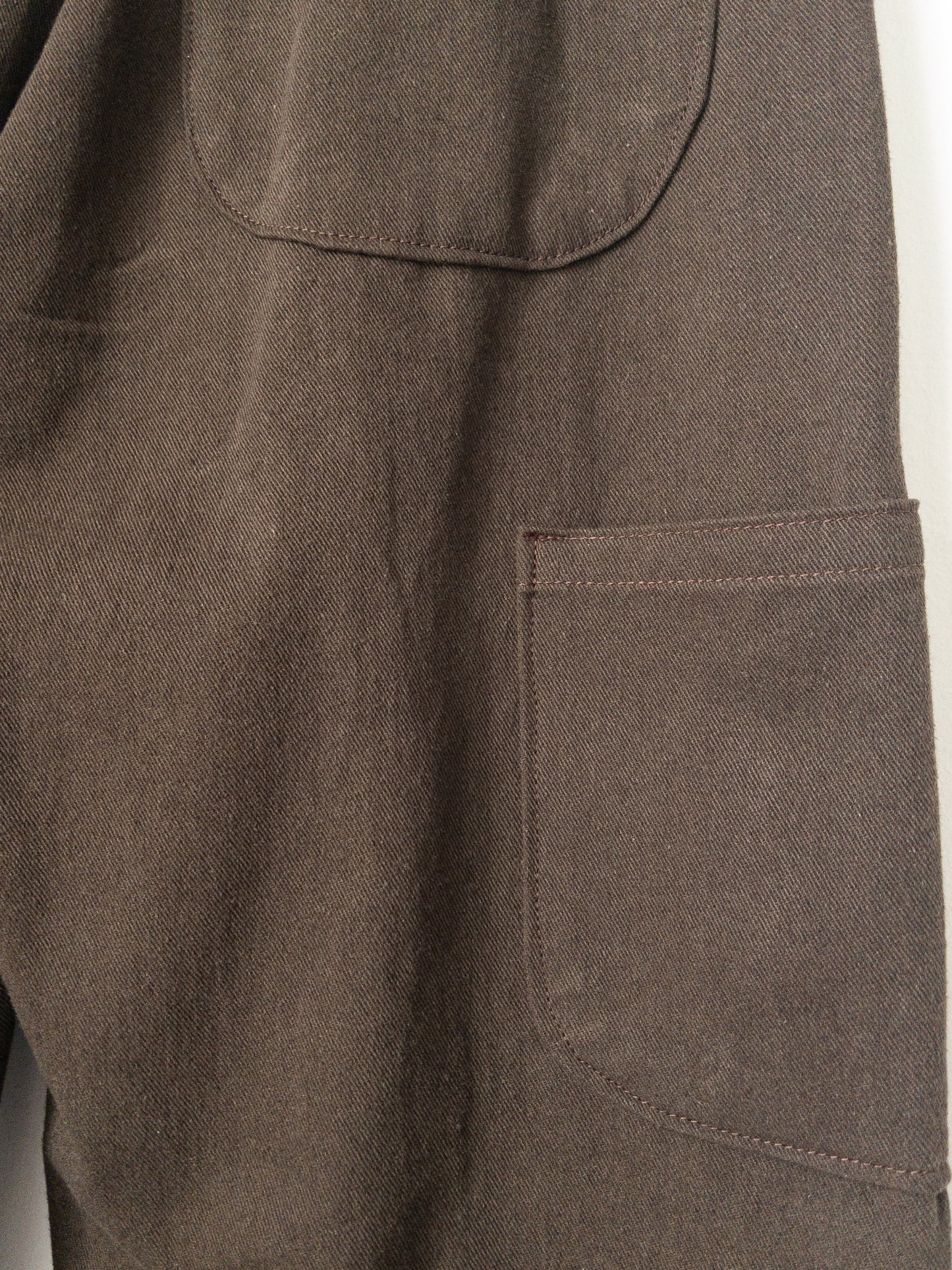 simple pant, cotton/linen twill