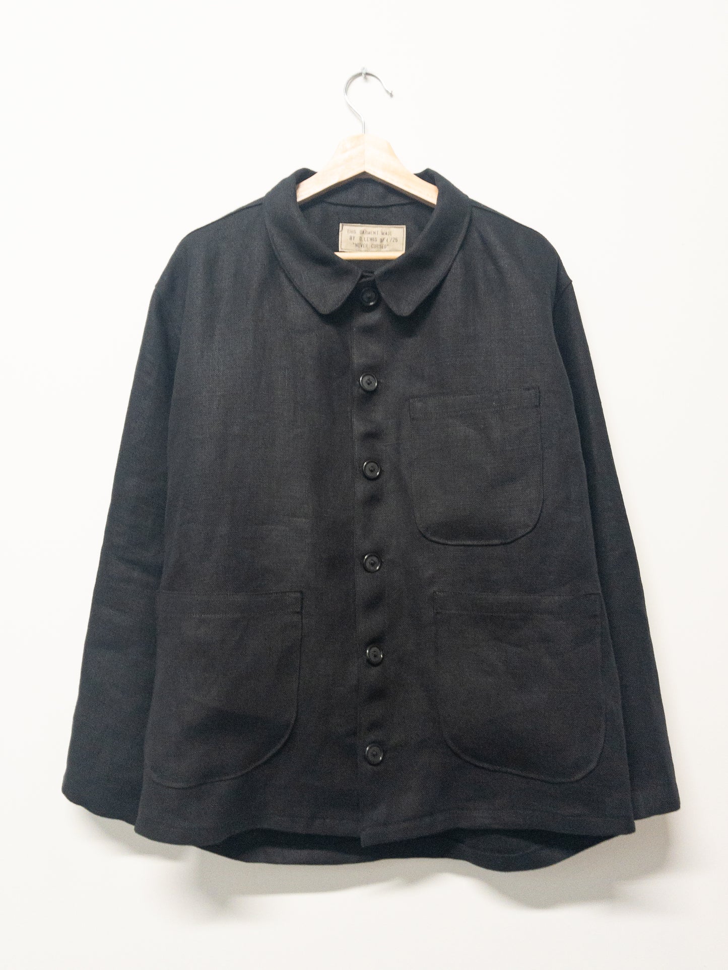 maquis coat, heavy belgian linen