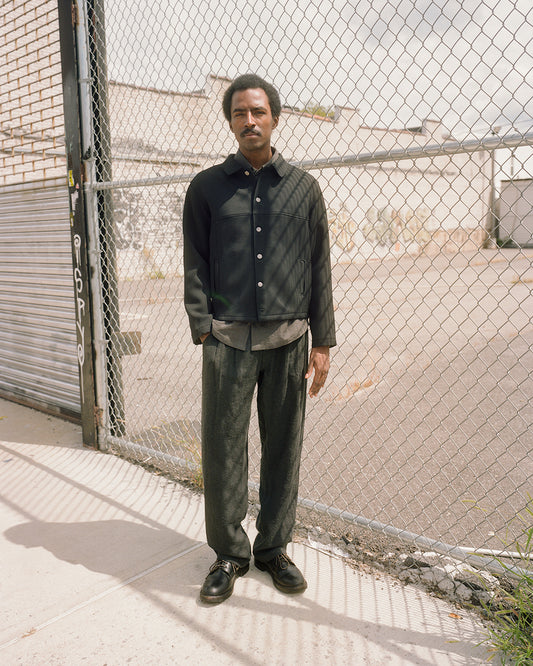 work jacket II, wool cavalry twill