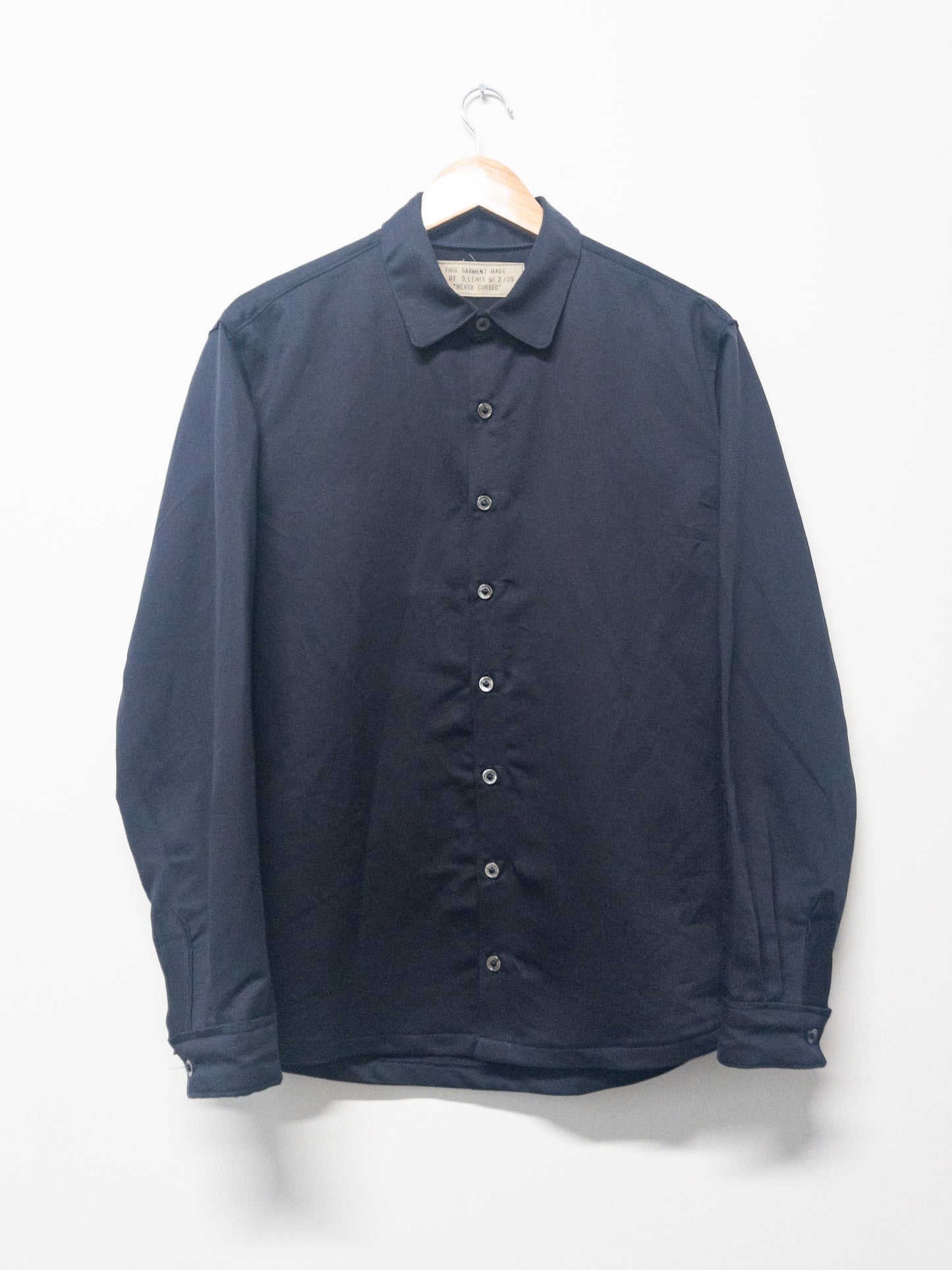 plain shirt, supima cotton/linen satin weave