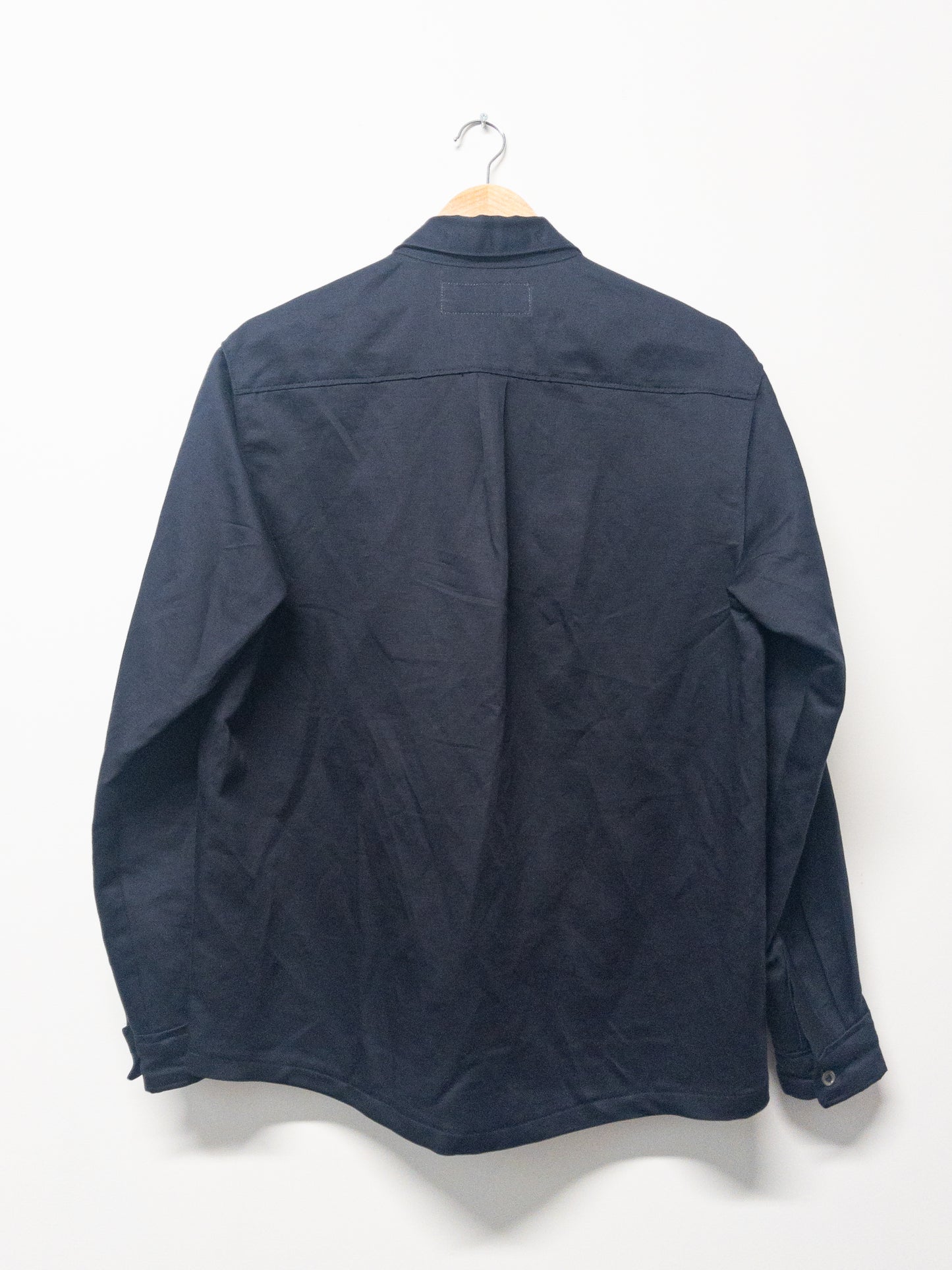 plain shirt, supima cotton/linen satin weave