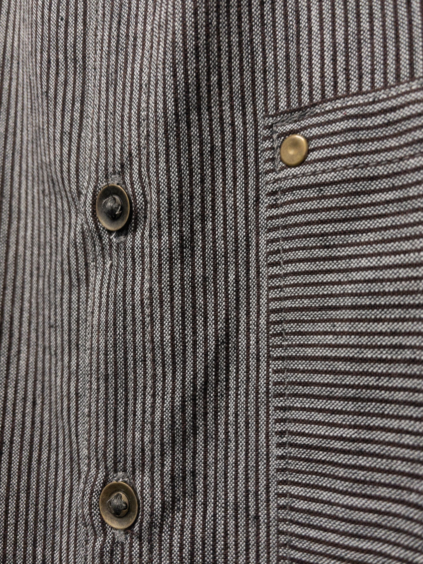 painter's shirt, handloomed striped cotton