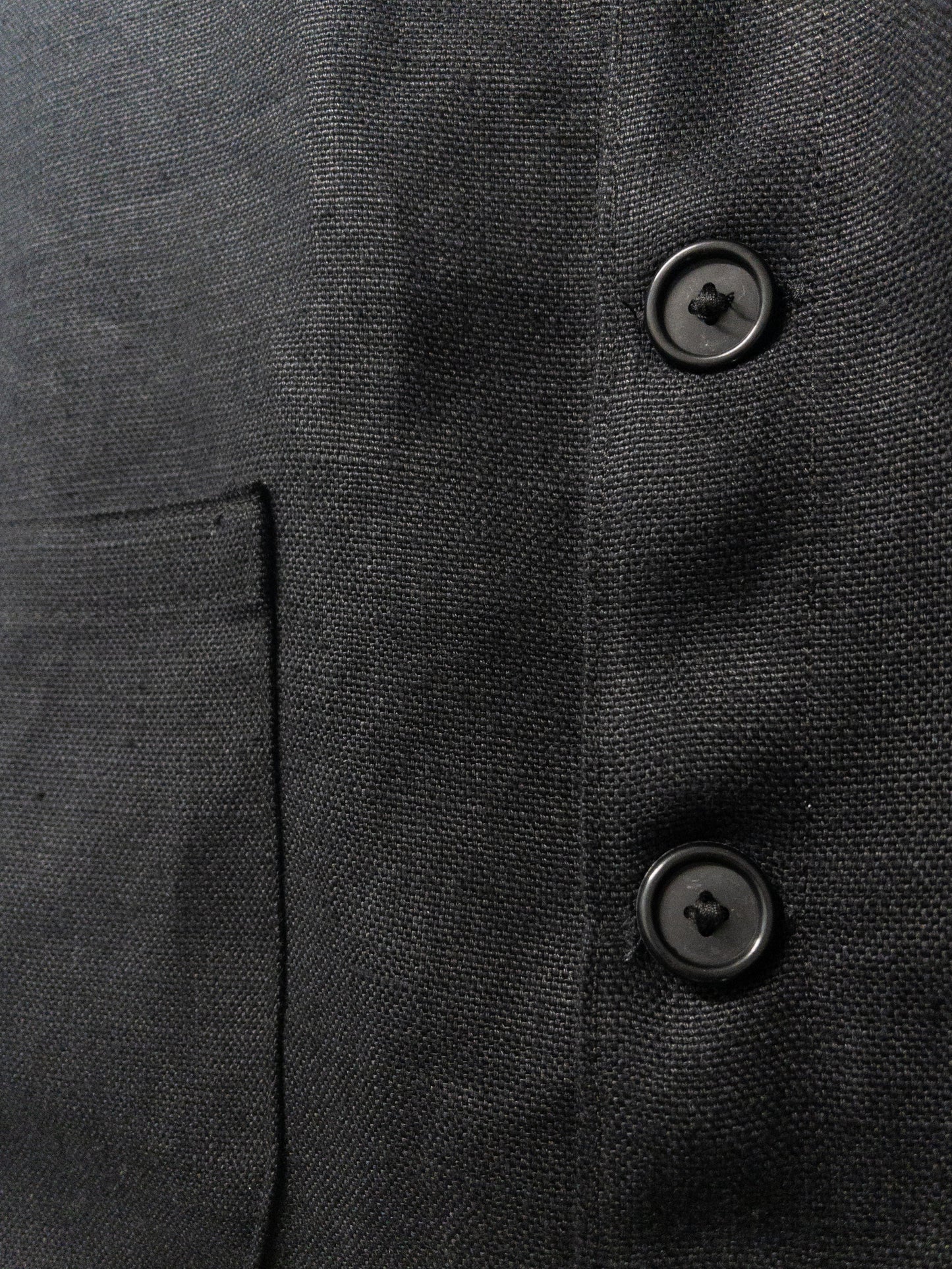 maquis coat, heavy belgian linen