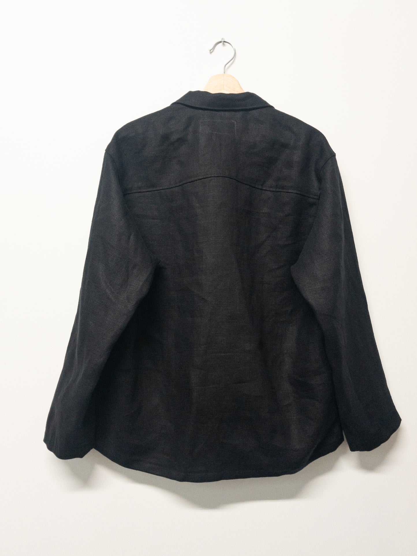 maquis coat, heavy belgian linen