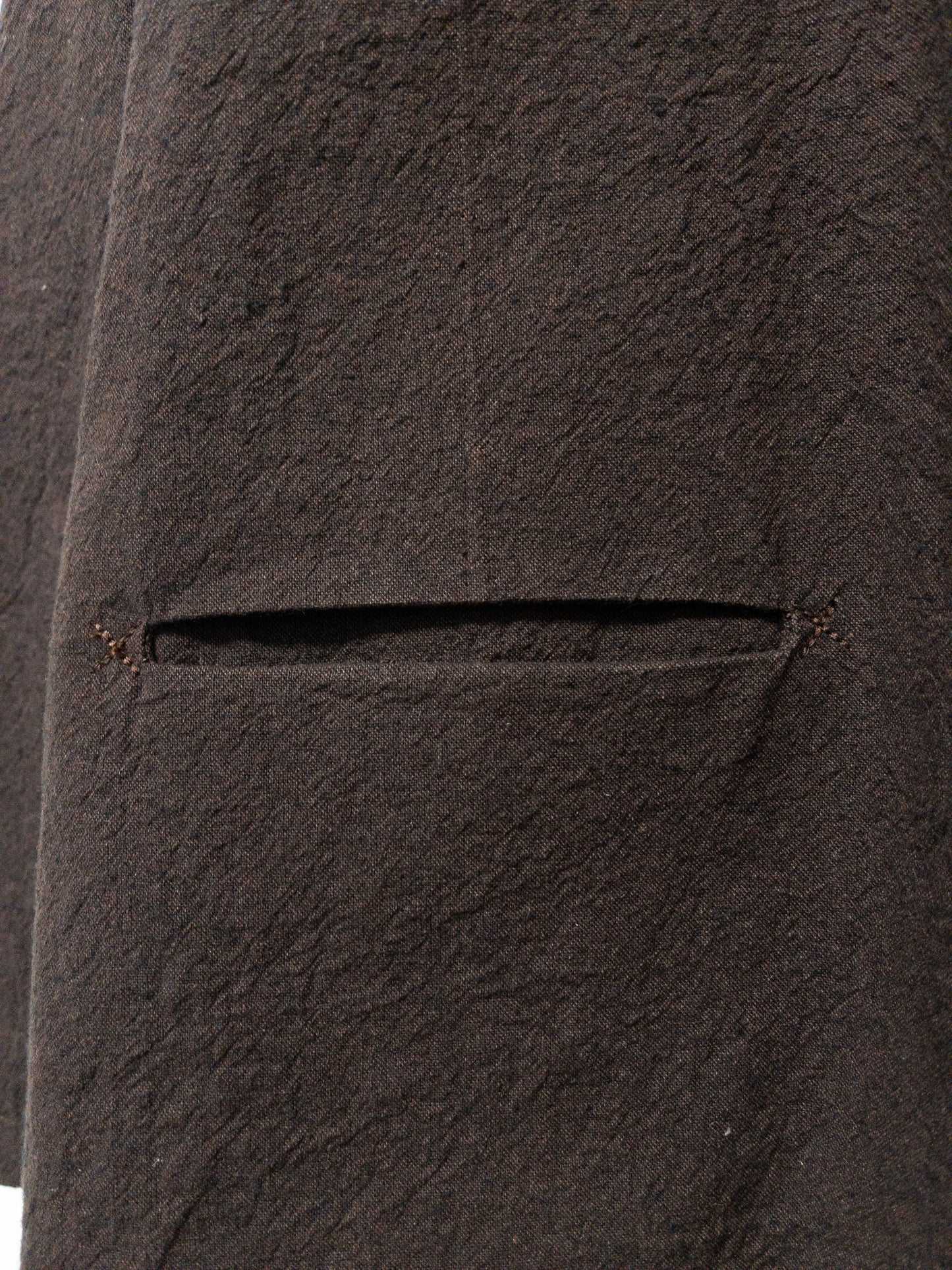 slit pocket chore, cotton/linen tumbled canvas