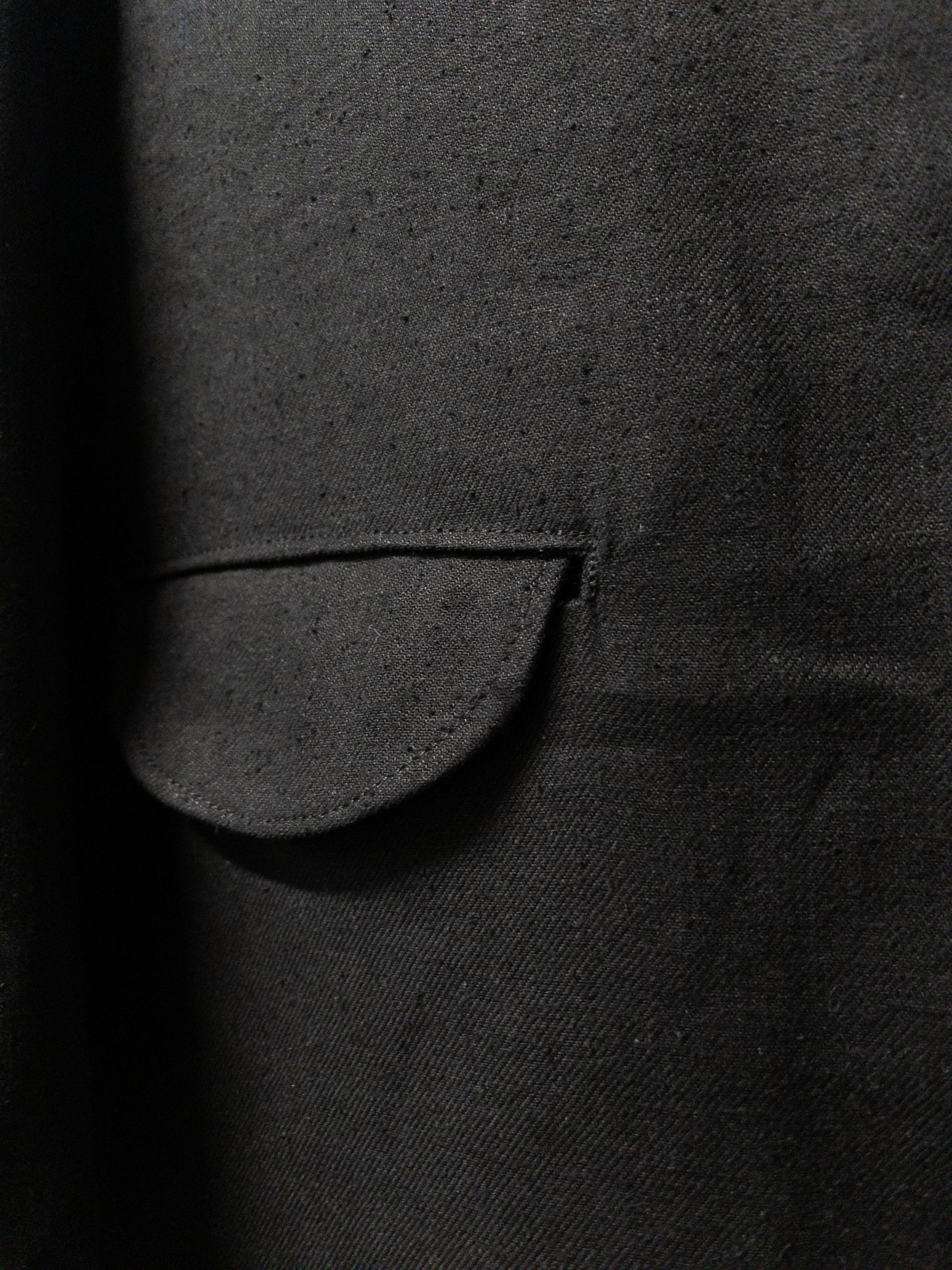 blazer, silk/linen twill