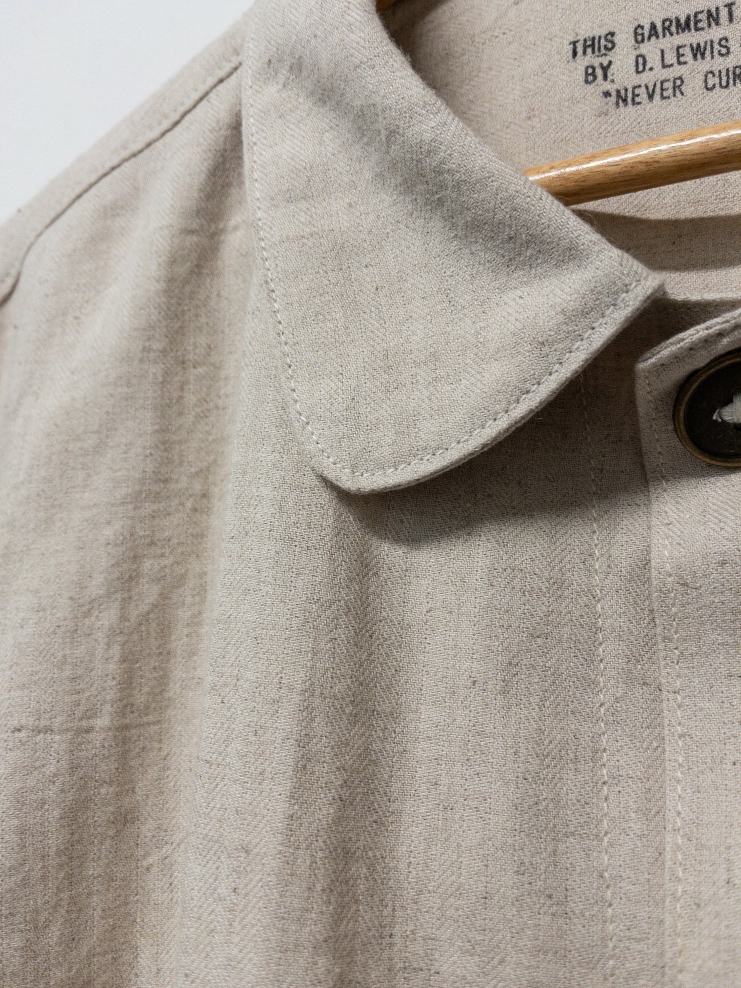 light chore, cotton/linen/ramie herringbone